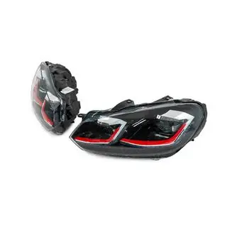 Front headlights Golf 7 Style Red (without control units, 2 pcs) photo 4