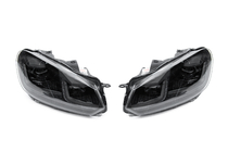 Volkswagen Golf 6 2008-2014 Front Headlights Golf 7 Style Black (2 pcs) photo 1
