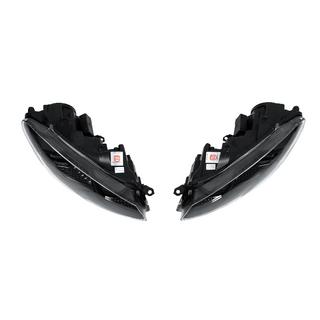 Front Headlights Golf 7 Style Black (2 pcs) photo 3