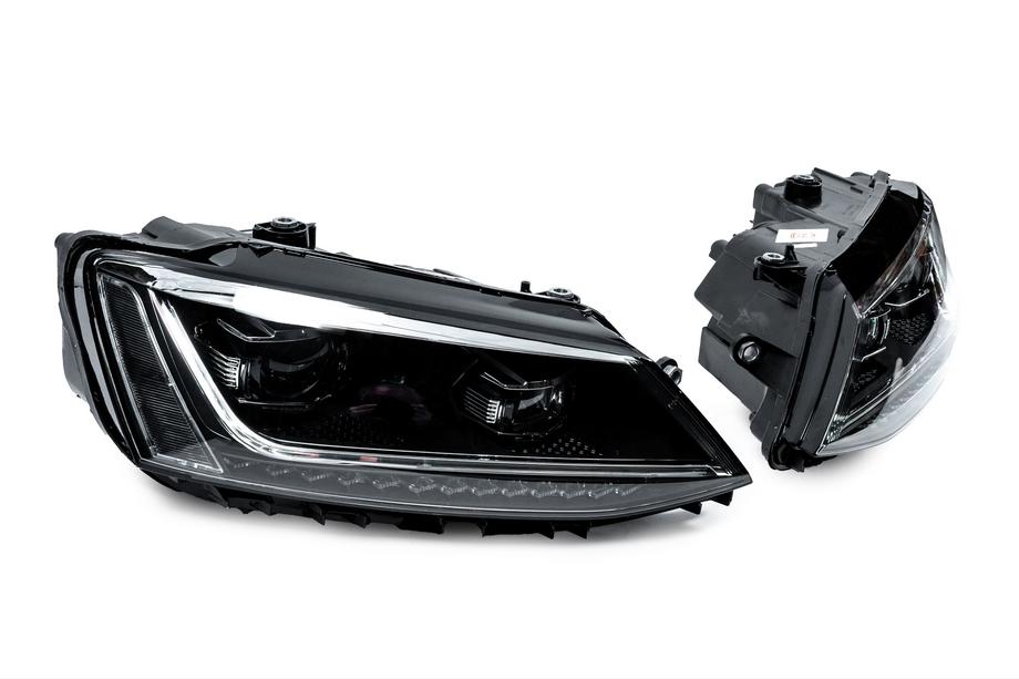 Volkswagen Jetta 2011-2018 Front headlights Full LED (without control units, 2 pcs) Photo 4