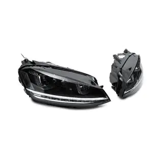 Front Headlights (2012-2017, sequential turn signal, 2 pcs) Volkswagen Golf 7/E-Golf 2012-2020 photo 3