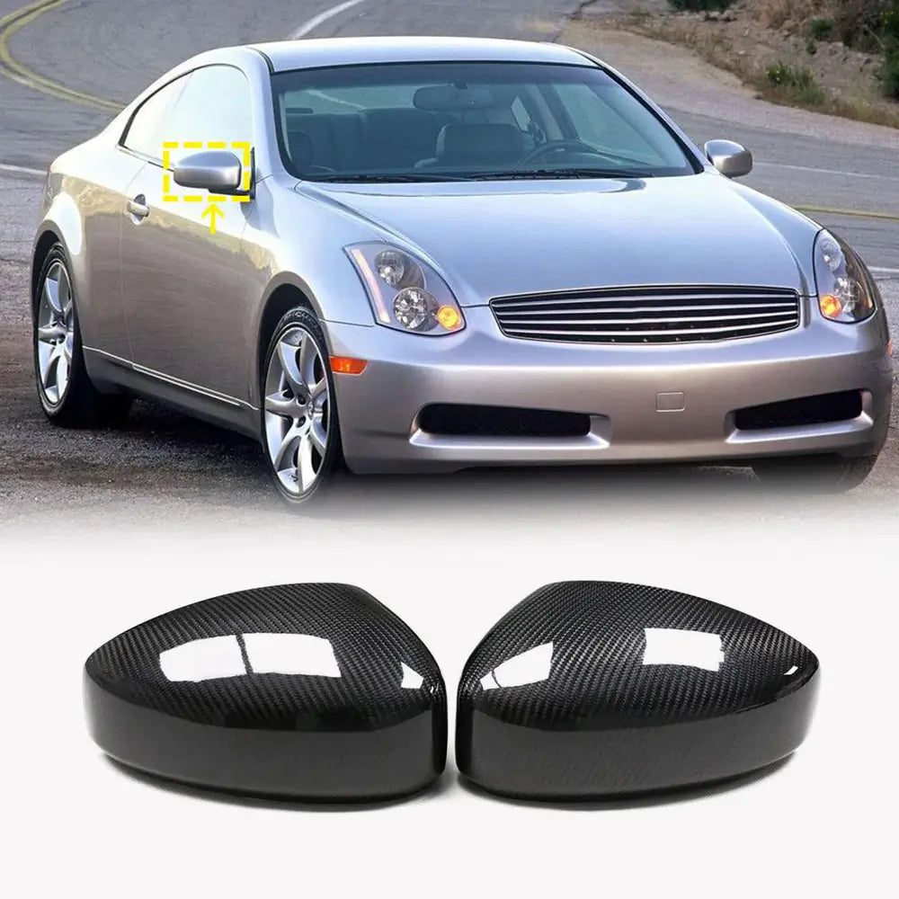 Carbon Mirror Covers Infiniti G35 (V35/CV35) 2003-2007 photo 1