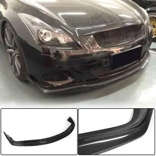 Front Bumper Lip Spoiler (for G37 Coupe 2009-2013, Carbon) photo 1