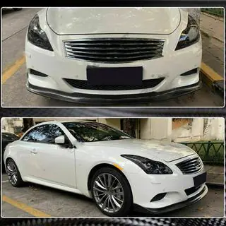Front Bumper Lip Spoiler (for G37 Coupe 2009-2013, Carbon) photo 4
