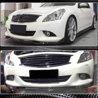 Front Bumper Lip Spoiler (for G37 SD 2009-2013, Carbon) Infiniti G25/G35/37 (V36/CV36) 2006-2015 photo 3