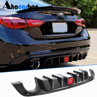 Rear bumper diffuser V1 (for Q50 Base/Sport 2018-2023) Infiniti Q50/Q60 2013-2024 photo 1