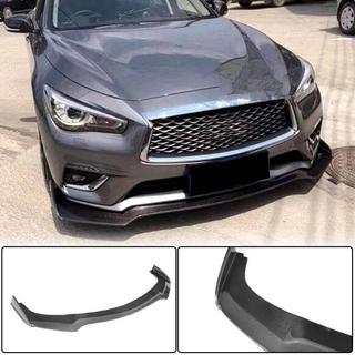 Front Bumper Lip V1 for Q50 Base 2018-2023 Carbon Infiniti Q50/Q60 2013-2024 photo 2