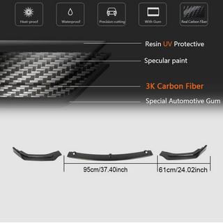 Front Bumper Lip V2 for Q50 Base 2018-2023, Carbon Infiniti Q50/Q60 2013-2024 photo 3