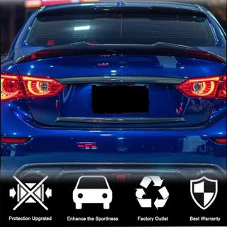 Trunk Lid Cover (for Q50 Base/Sport 2014-2017, Carbon) Infiniti Q50/Q60 2013-2024 photo 2