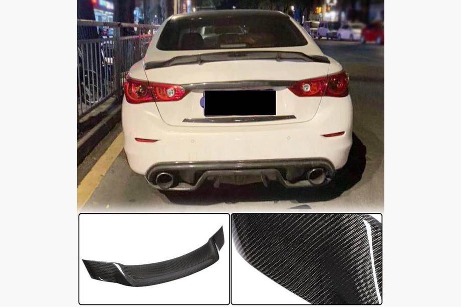 Infiniti Q50/Q60 2013-2024 Spoiler V2 (for Q50, Carbon) Photo 2