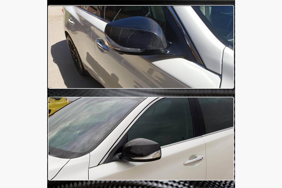 Infiniti Q50/Q60 2013-2024 Mirror Covers V1 (Carbon) Photo 3