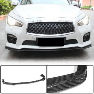 Front Bumper Lip V2 for Q50 Sport 2014-2017 Carbon Infiniti Q50/Q60 2013-2024 photo 1