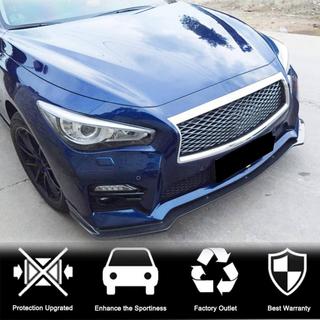 Front Bumper Lip V2 for Q50 Sport 2014-2017 Carbon Infiniti Q50/Q60 2013-2024 photo 2