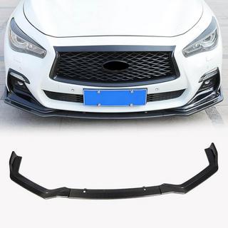 Front Bumper Lip V1 for Q50 Sport 2018-2022, Carbon Infiniti Q50/Q60 2013-2024 photo 1