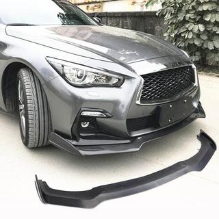 Front Bumper Lip V2 for Q50 Sport 2018-2022 Carbon Infiniti Q50/Q60 2013-2024 photo 1