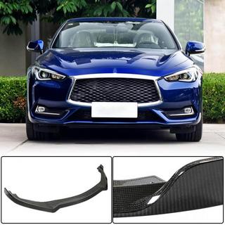 Front Bumper Lip V1 for Q60 2016-2022 Carbon Infiniti Q50/Q60 2013-2024 photo 1
