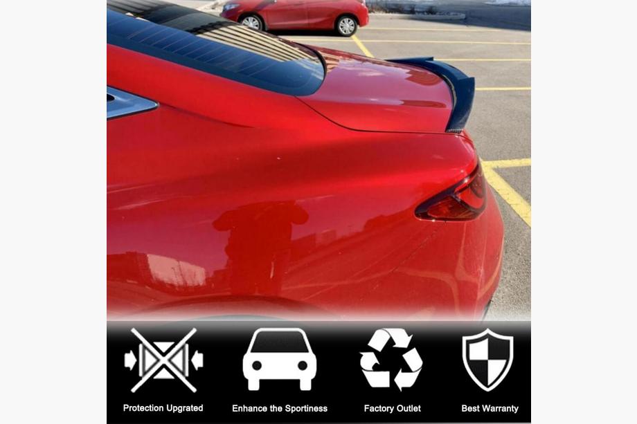 Infiniti Q50/Q60 2013-2024 Spoiler V1 (for Q60 2016-2022, Carbon) Photo 3