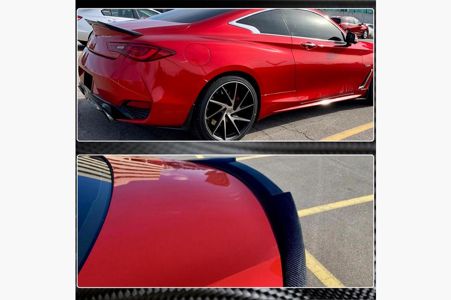 Infiniti Q50/Q60 2013-2024 Spoiler V1 (for Q60 2016-2022, Carbon) Photo 4