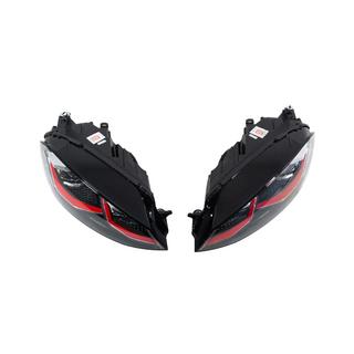 Front Headlights Red FullLed (2012-2017, 2 pcs) Volkswagen Golf 7/E-Golf 2012-2020 photo 3