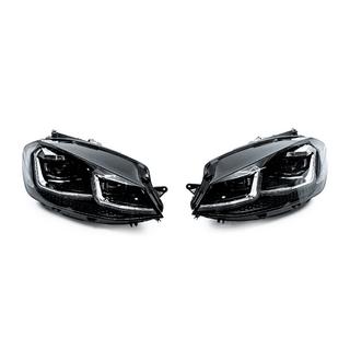Front Headlights Silver (2017-2020, Set of 2) Volkswagen Golf 7/E-Golf 2012-2020 photo 2