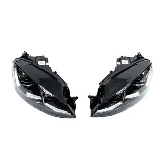 Front Headlights Silver (2017-2020, Set of 2) Volkswagen Golf 7/E-Golf 2012-2020 photo 3