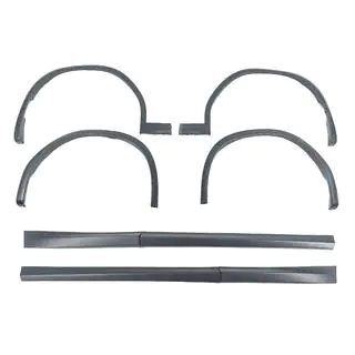 Set of moldings and fender flares in X3M F97 style (2022-2024) photo 1