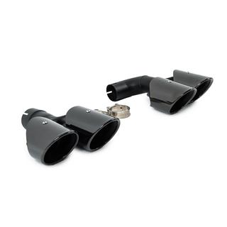 Black exhaust tips in X3M F97 style (V1) BMW X3 G01 2018- photo 4