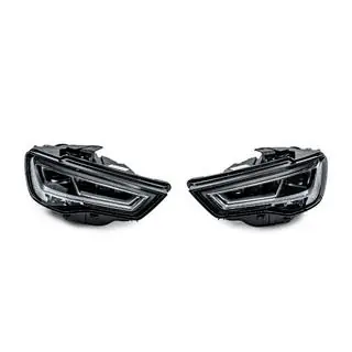 Front headlights Full LED (for HALOGEN, 2012-2016, 2 pcs) Audi A3 2012-2020 photo 1