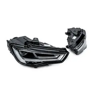 Front headlights Full LED (for HALOGEN, 2012-2016, 2 pcs) Audi A3 2012-2020 photo 4