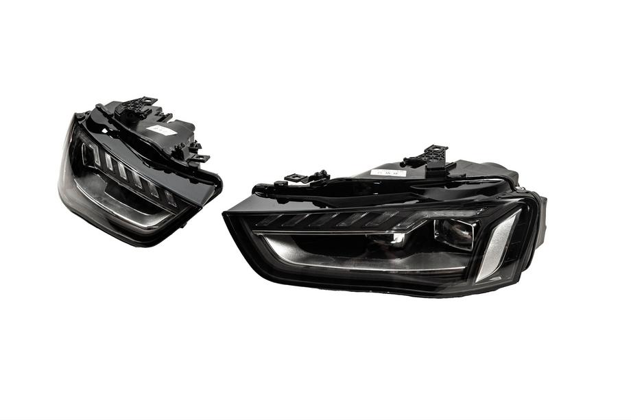 Audi A4 B8 2007-2015 Front headlights with Full LED modules (2012-2015, Halogen to LED, 2 pcs) Photo 2