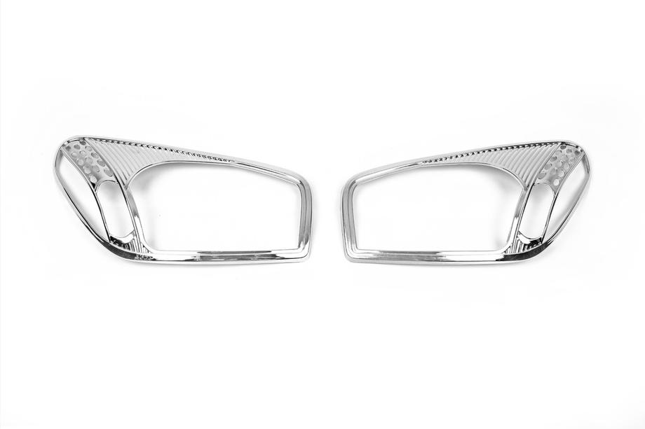 Toyota Rav 4 2001-2005 Headlight Covers Chrome (2 pcs, Plastic) 2001-2003 Photo 4