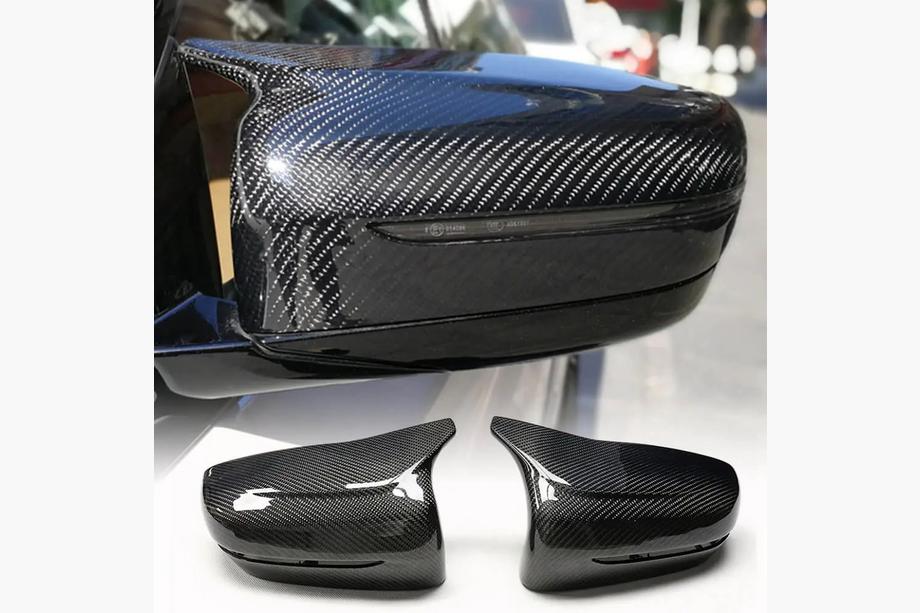 BMW 4 Series G22/23/26 2020- Mirror Caps M-Look V2 (Carbon) Image