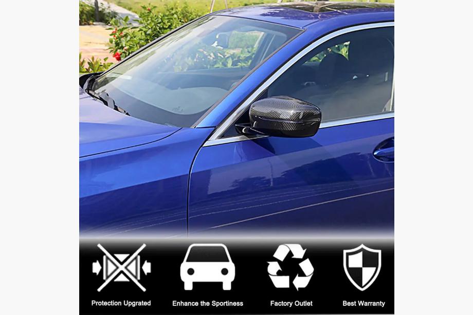 BMW 6 Series G32 2017- Mirror Caps M-Look V1 (Carbon) Photo 2