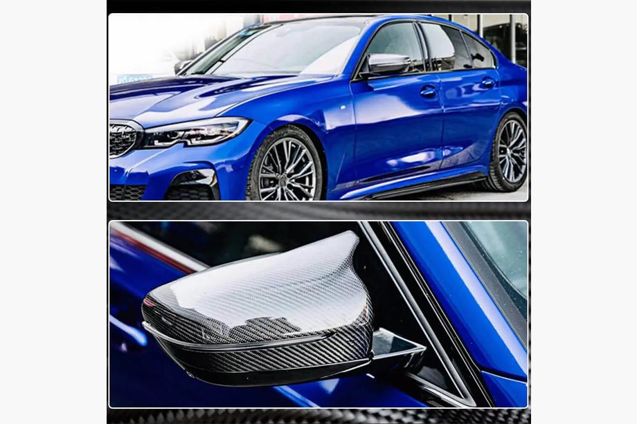 BMW 7 Series G11/G12 2015-2022 Mirror Caps M-Look V2 (Carbon) Photo 8