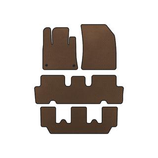 EVA Floor Mats V1 (3 Rows, Brown) Citroen C-4 Picasso 2013–2022