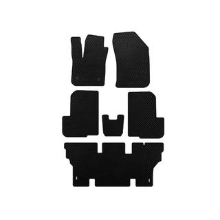 EVA Floor Mats (3 Rows, 7-Seater, Black) Dacia Lodgy 2012-2022