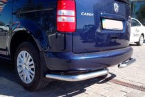 Volkswagen Caddy 2004-2010 Rear Corner Bars AK003 (2 pcs, stainless steel) photo 3