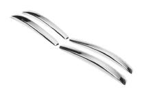 Volkswagen Caddy 2004-2010 Stainless steel front bumper corner protectors (4 pcs) OmsaLine - Italian Stainless Steel photo 3