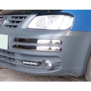 Stainless steel front bumper corner protectors (4 pcs) Volkswagen Caddy 2004-2010 photo 1