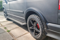 Volkswagen T5 Multivan 2003–2010 Side Steps X5-Type black (2 pcs, aluminum) photo 4