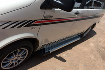 Volkswagen T5 Multivan 2003–2010 Side Steps Line-Type (2 pcs, Aluminum) photo 3