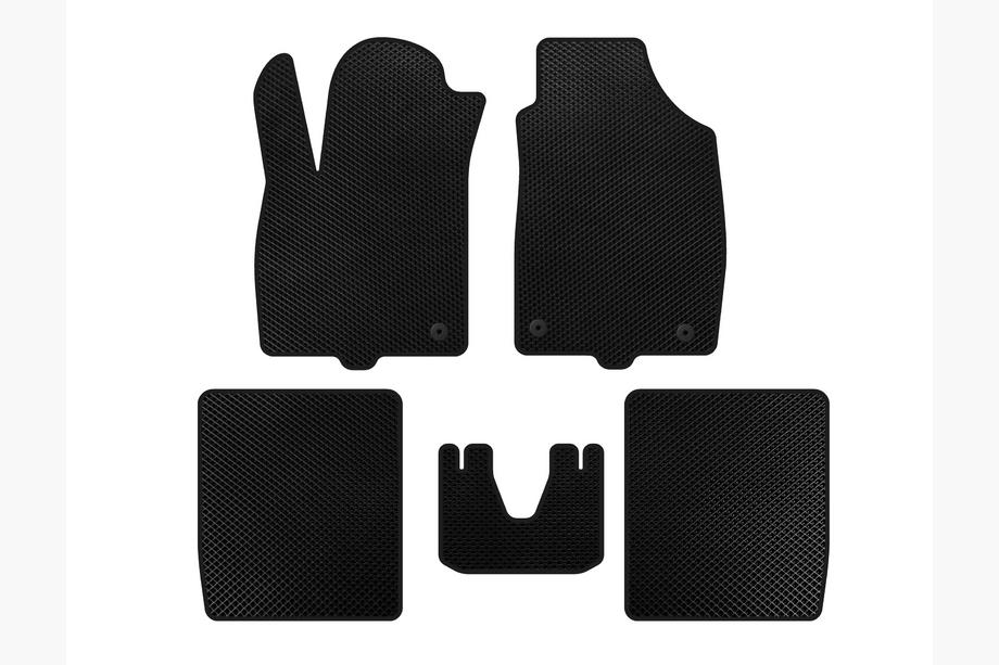Fiat Panda 2003-2011 EVA Floor Mats (Black) Image