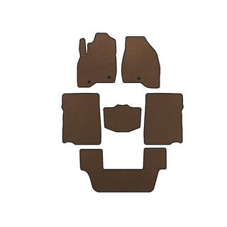EVA Floor Mats (2017-2019, 3rd Row, 7-Seater, Brown)