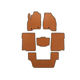 EVA Floor Mats (2017-2019, 3rd Row, 7-Seater, Orange)