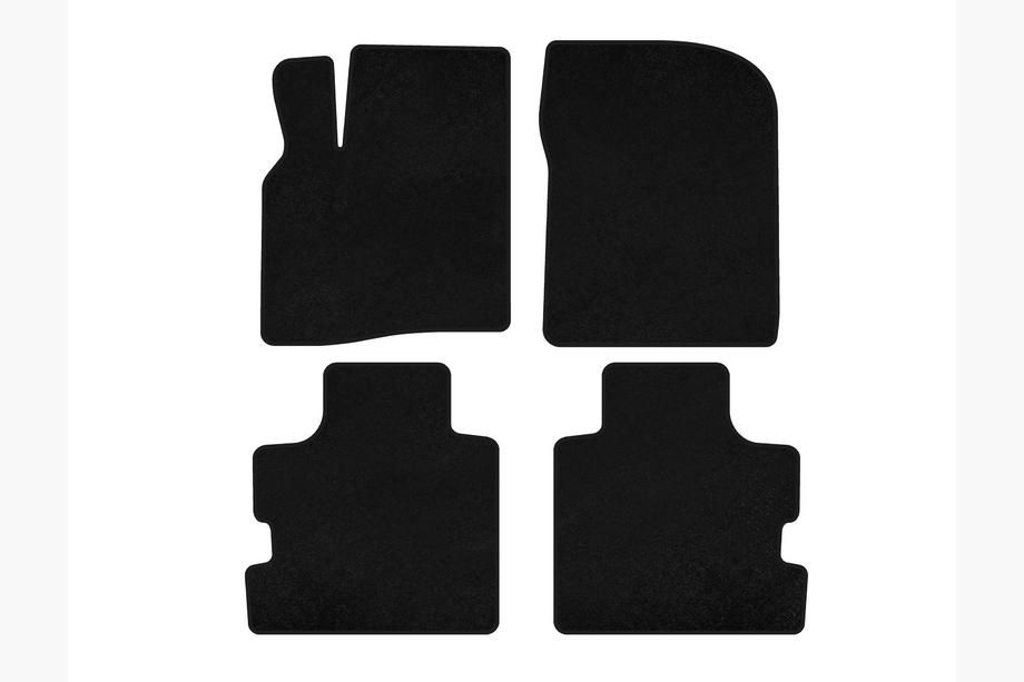 Chrysler Pacifica 2004-2008 Textile Floor Mats Premium (Black) Image