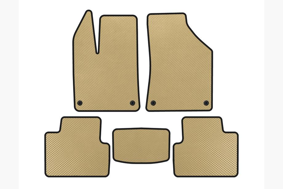 Chrysler 200 I 2010-2014 EVA Floor Mats (Beige) Photo 1