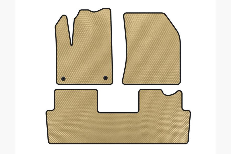 Citroen DS-7 2017- EVA Floor Mats (2018+, Beige) Image