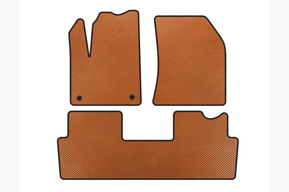 Citroen DS-7 2017- EVA Floor Mats (2018+, Orange) Image