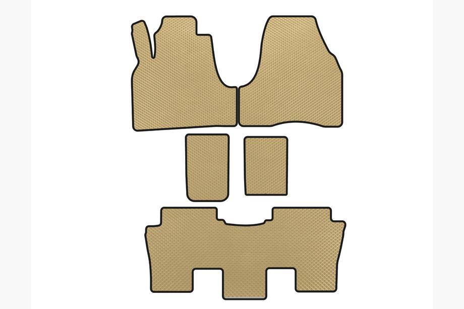 Citroen C-8 2002-2014 EVA Floor Mats (Beige) Image