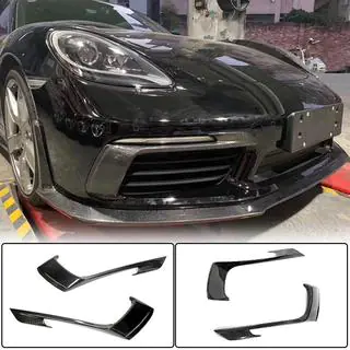 Fog Light Covers (2016-2019, Carbon) Porsche Boxster/Cayman 982 (718) 2016- photo 1